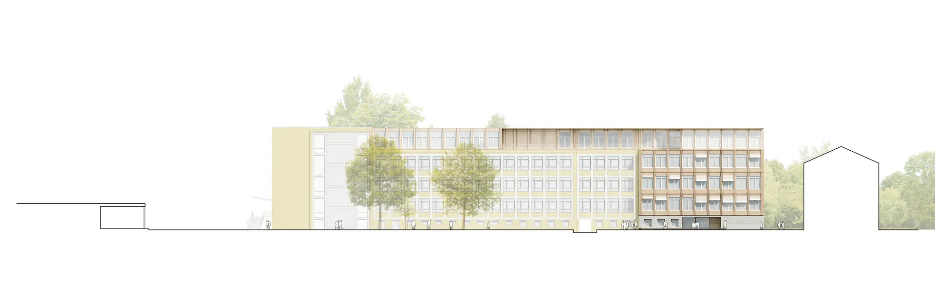 HGT Humboldt Gymnasium Ansicht Nordwest