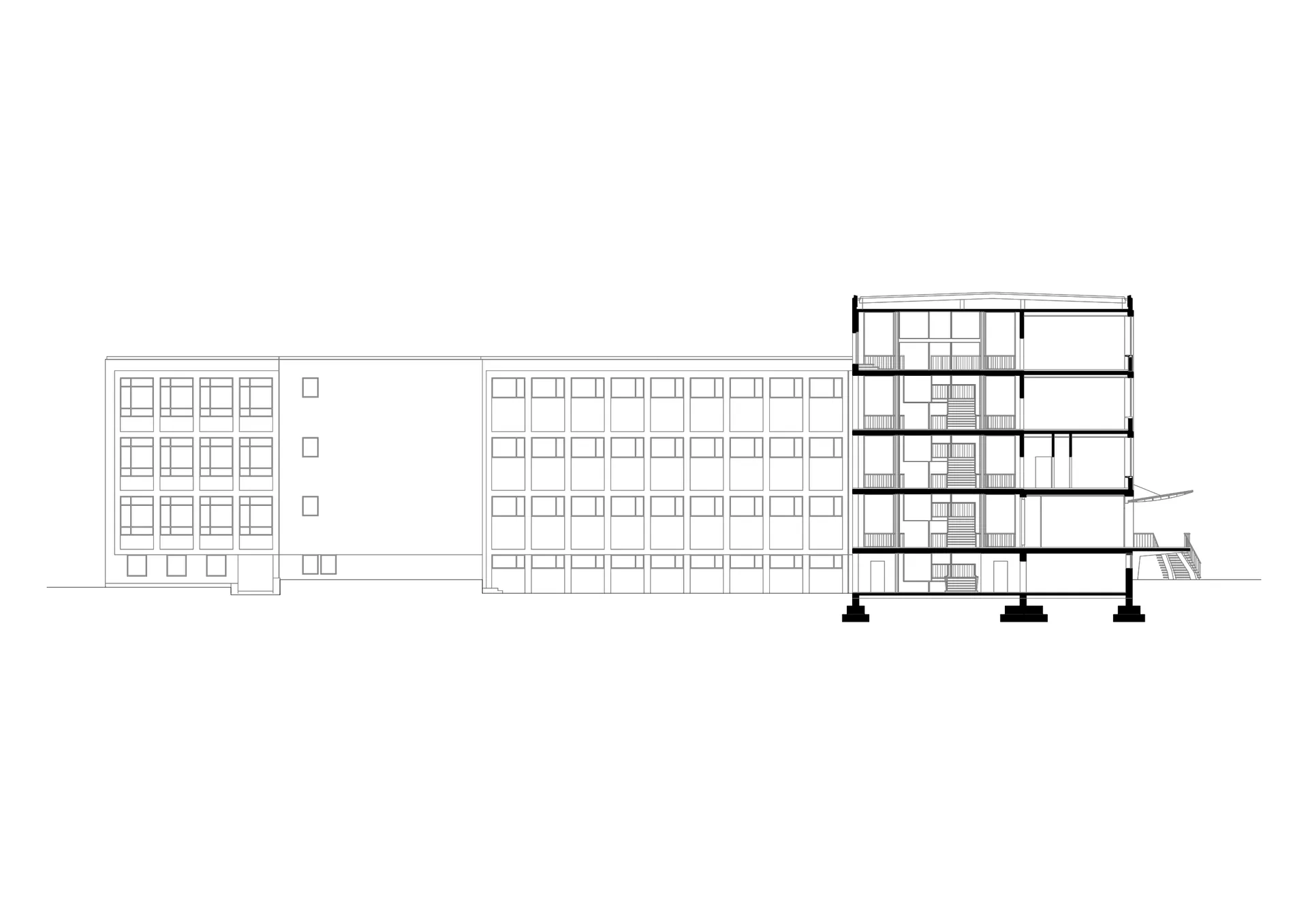 HGT Humboldt Gymnasium Ansicht Hof