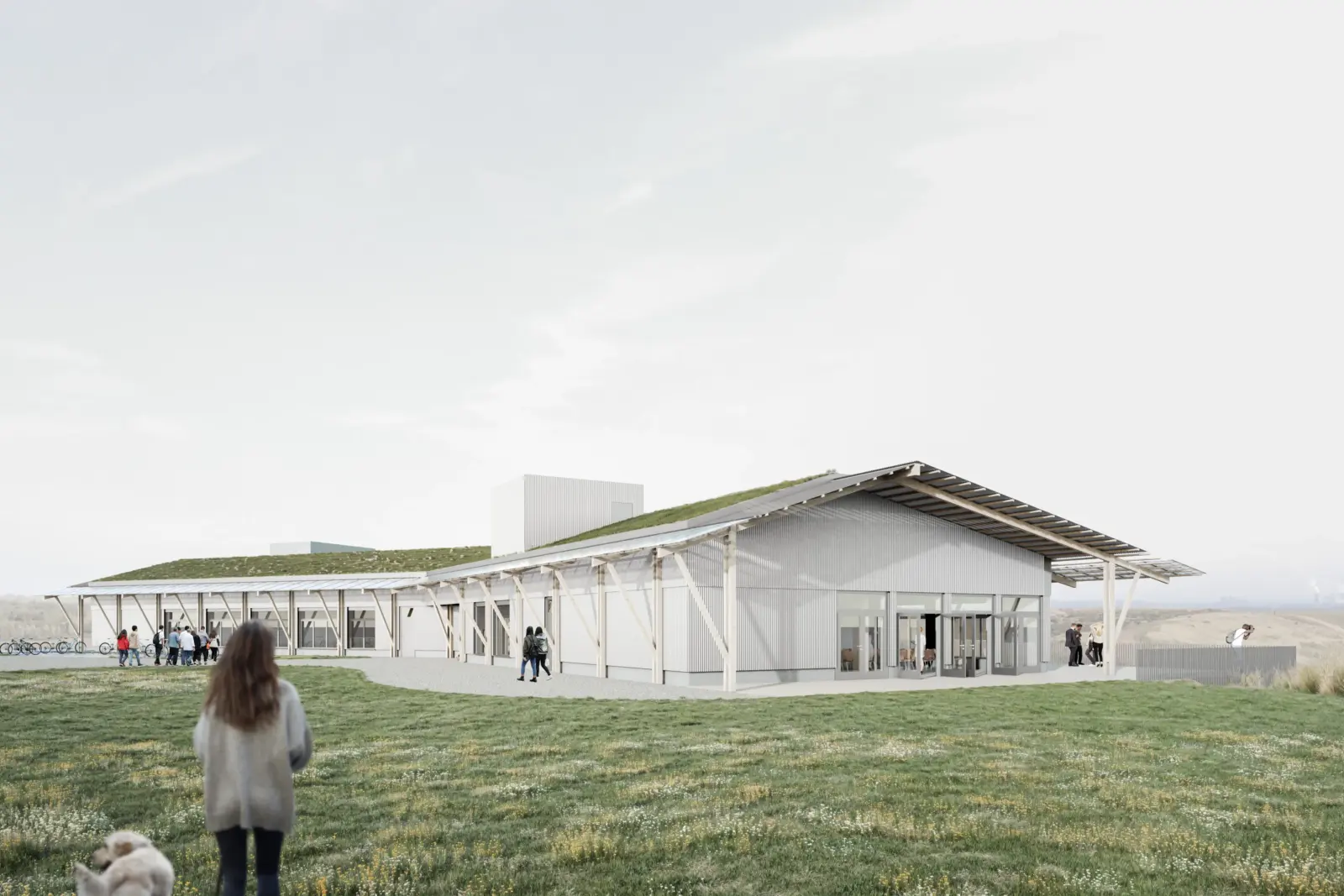 Ansicht Besucherzentrum Sophienhöhe