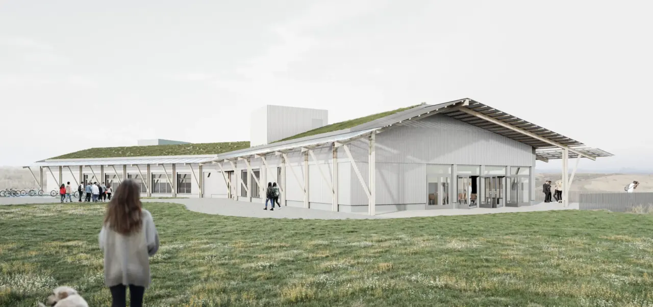 Ansicht Besucherzentrum Sophienhöhe