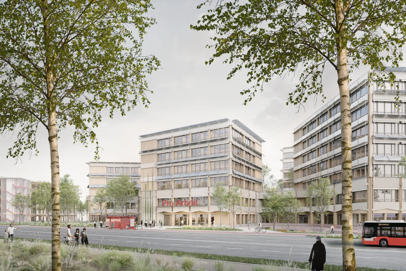 pad wettbewerb pro arbeit dietzenbach aussenperspektive